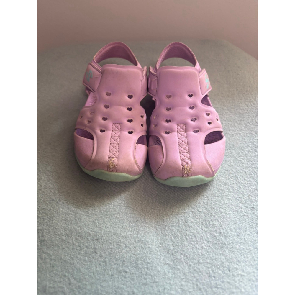 Kids Skechers Sandals Purple/Green Size 9